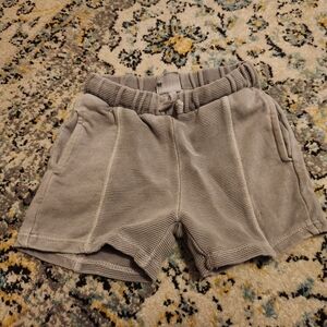 Ribbed Detail Shorts